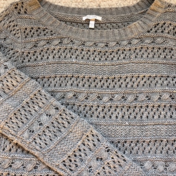 🌷dELiA*s Silver Sparkle Sweater - Picture 4 of 4